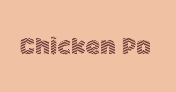 Chicken Pot Pie font thumb